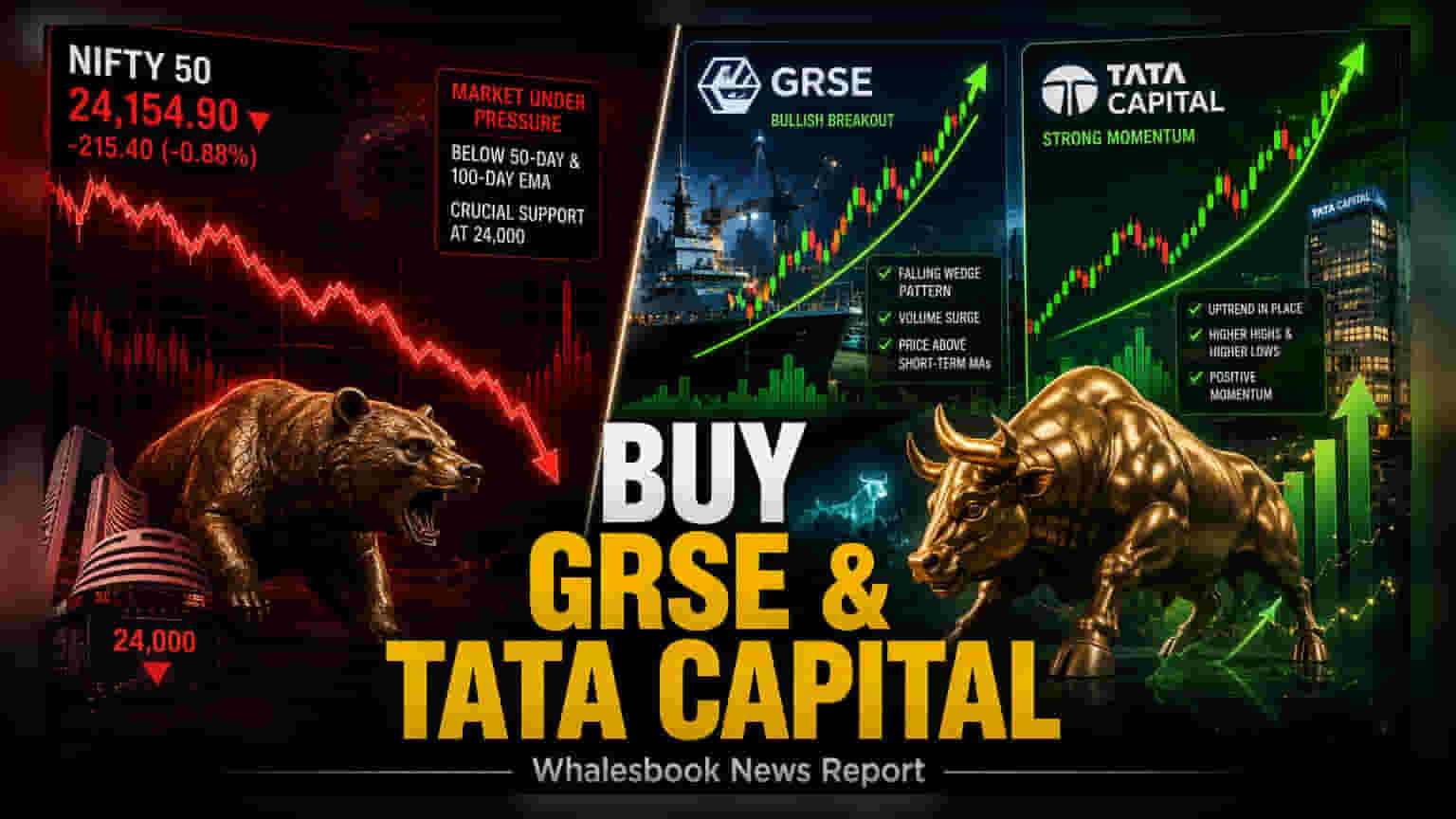 HDFC Securities Broker: GRSE आणि टाटा कॅपिटलवर ब्रोकरचा बुलिश अंदाज, पण ही गोष्ट लक्षात घ्या!