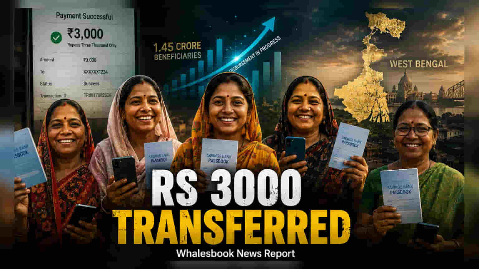 West Bengal Annapurna Yojana: ₹3,000 Payments Ongoing For 1.45 Crore Women