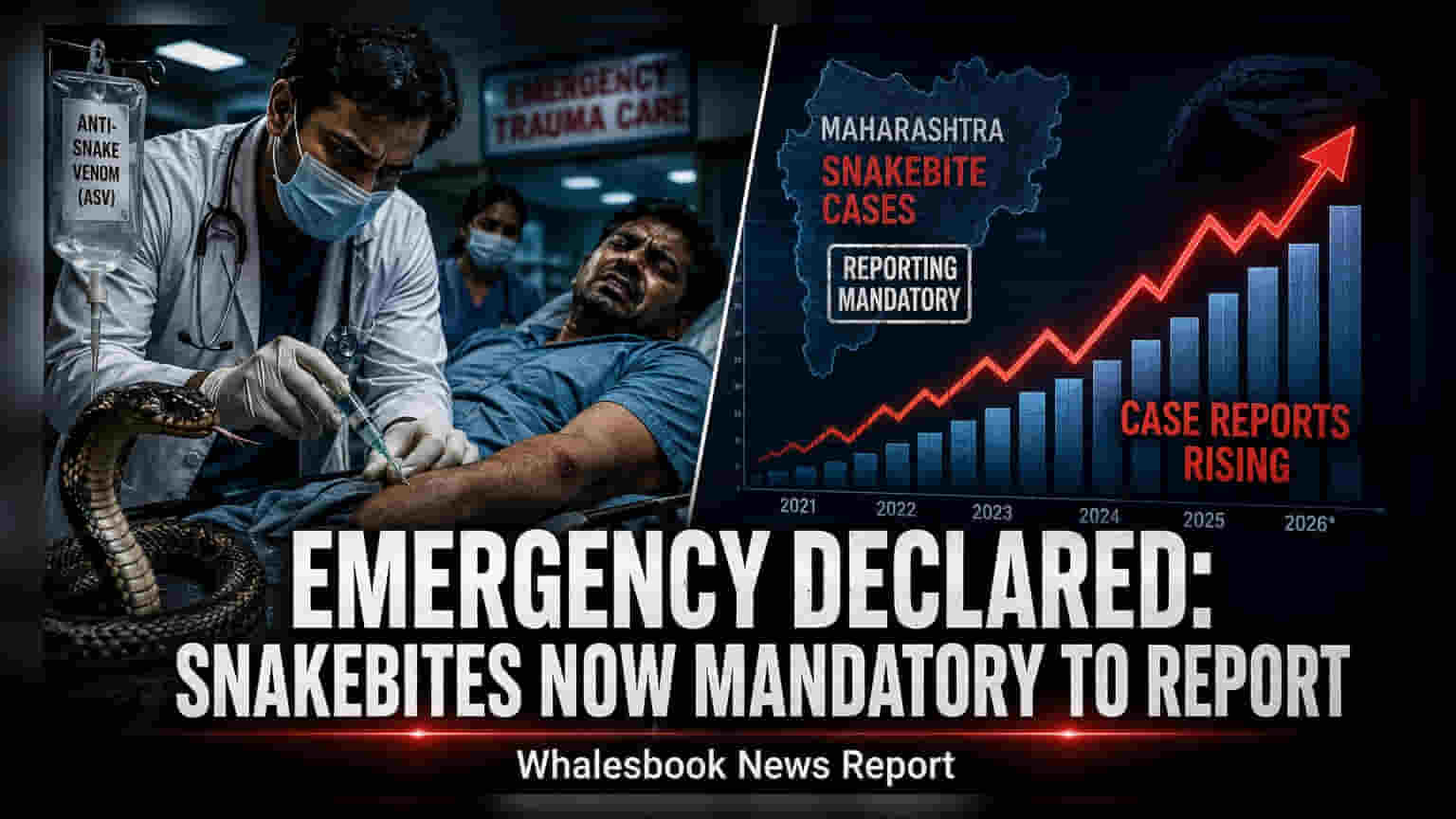 Maharashtra Declares Snakebite a Notifiable Disease to Streamline ASV Supply