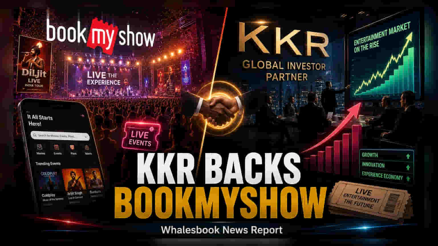 KKR Picks Up Minority Stake in BookMyShow to Fuel Live Events