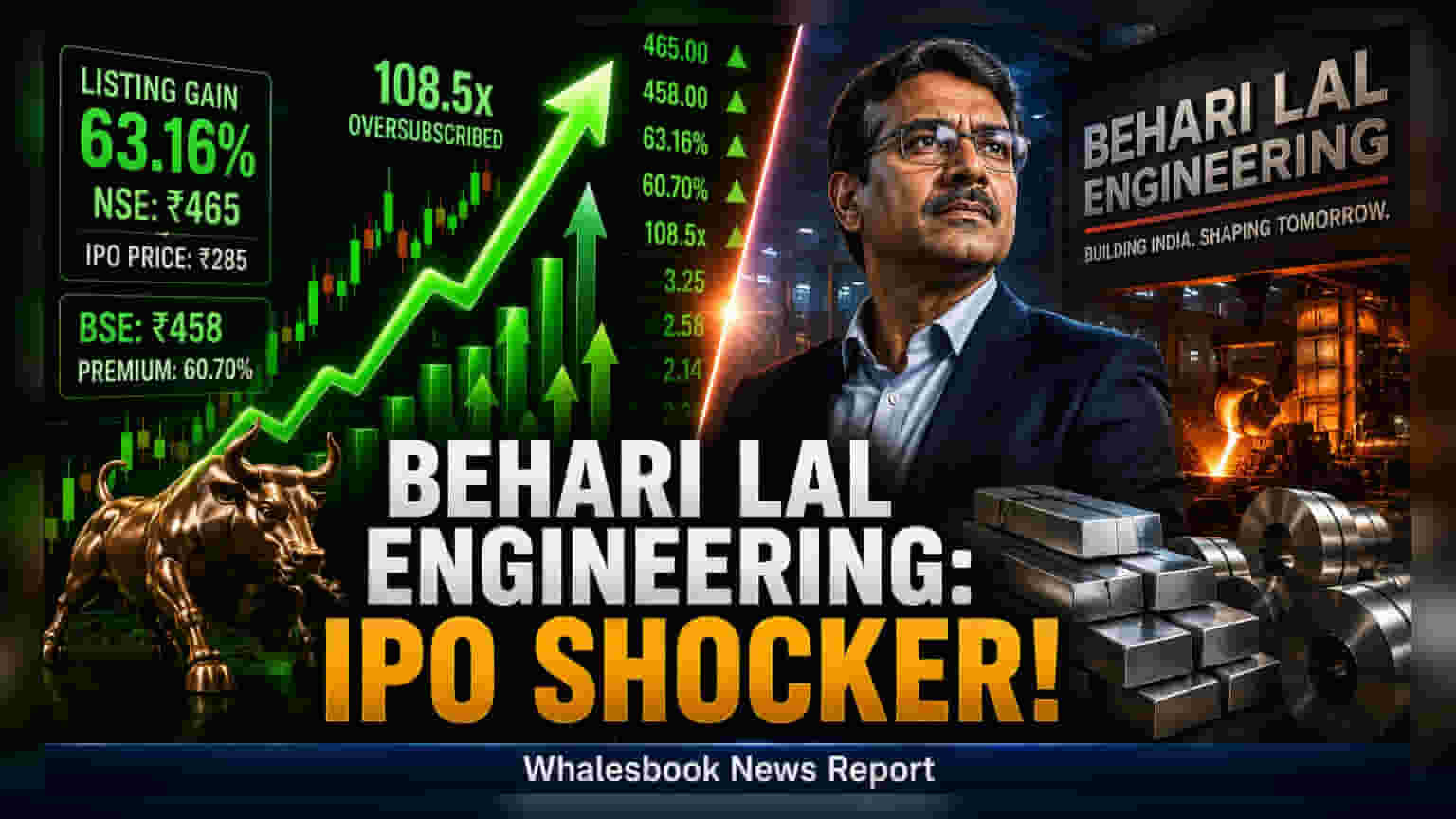 Behari Lal Engineering: இண்டர்நேஷனல் பங்குச் சந்தையில் அதிரடி லிஸ்டிங்! 63% லாபத்துடன் அசத்தல்