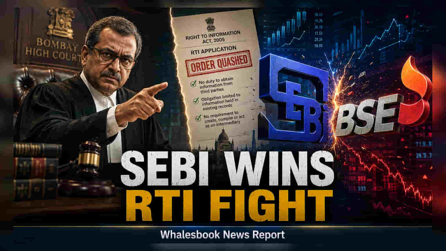Bombay HC નો મોટો ચુકાદો: SEBI RTI માટે BSE પાસેથી ડેટા લેવા બંધાયેલ નથી