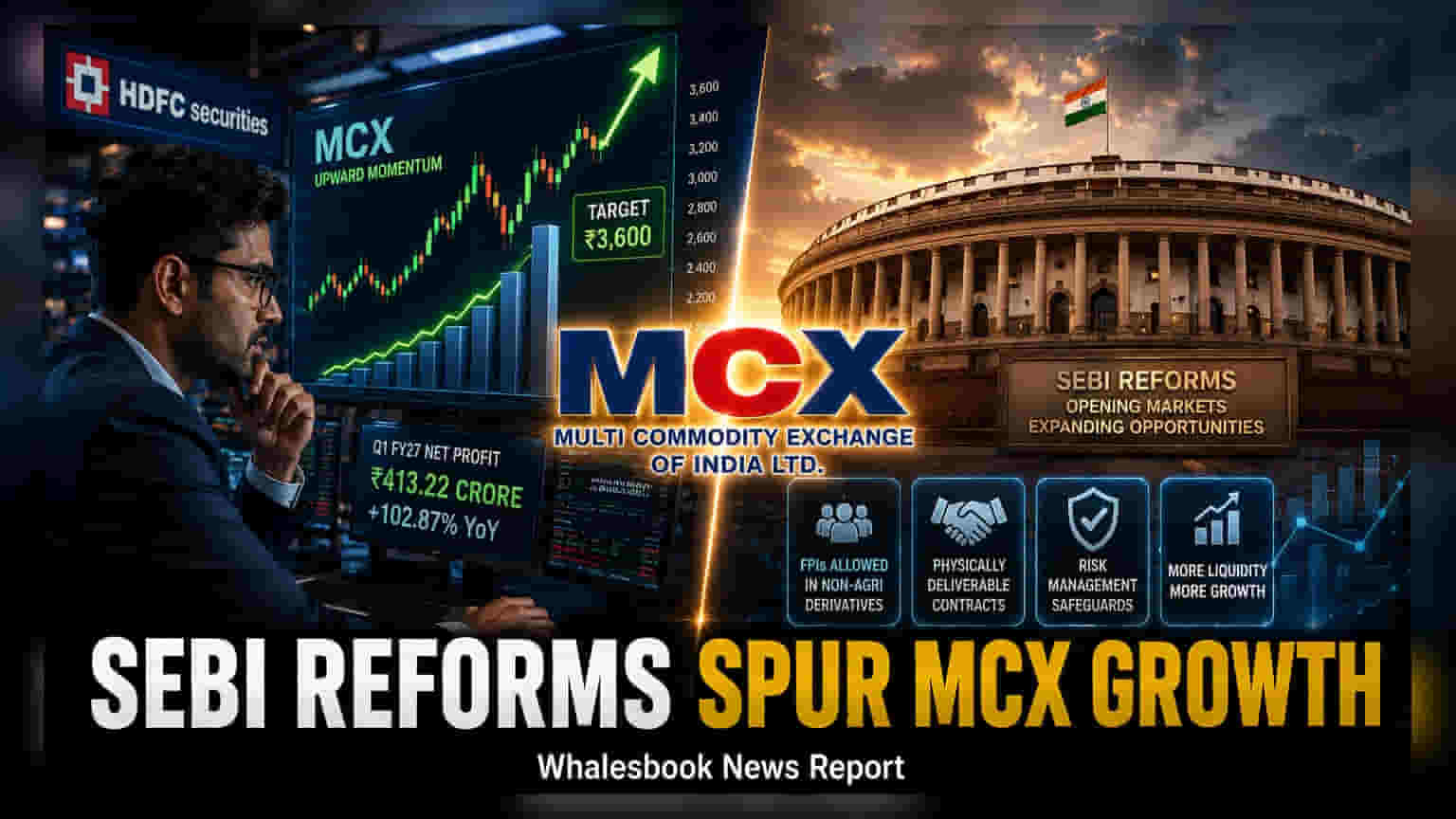 HDFC Securities Sees MCX Growth on SEBI Reform Plans