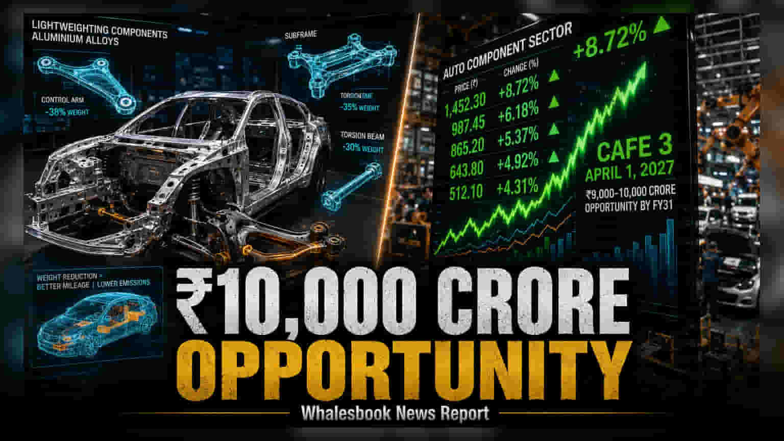 Indian Auto Component Makers Target ₹10,000 Cr Lightweighting Market by FY31