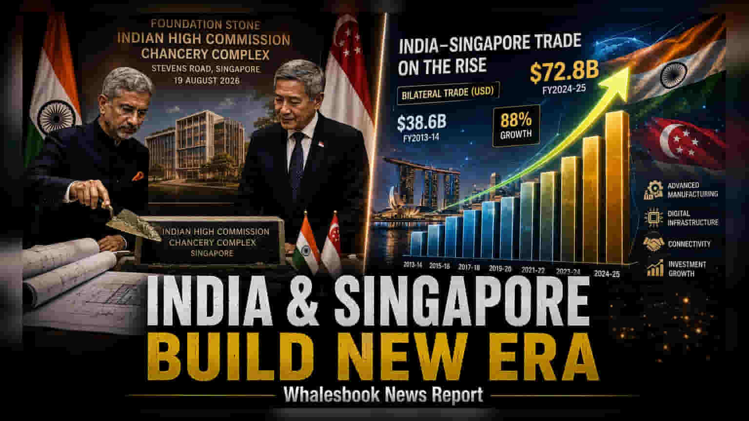 Jaishankar Lays Foundation for New Indian Chancery in Singapore