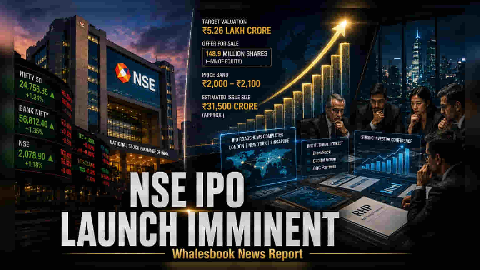 NSE IPO: સપ્ટેમ્બર 2026 માં ₹5.26 લાખ કરોડના વેલ્યુએશન સાથે ડેબ્યૂની તૈયારી!