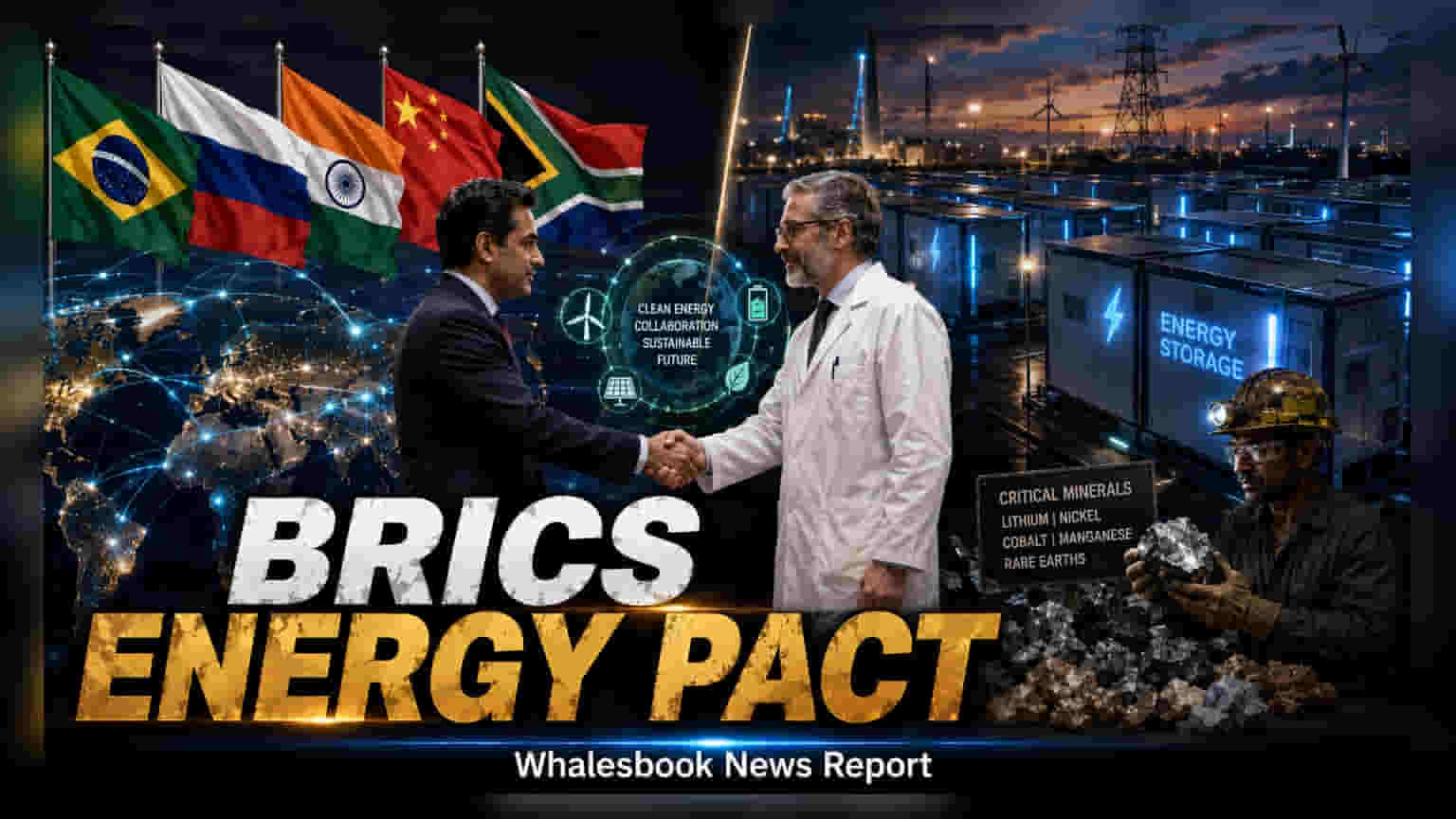 India Pushes for BRICS Energy Storage and Mineral Ties