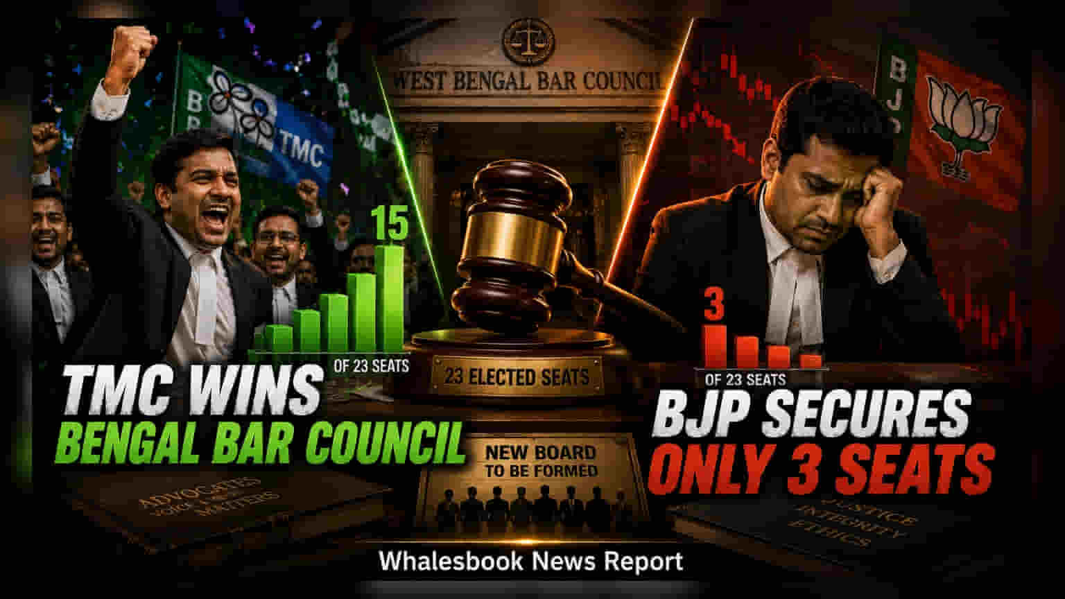TMC Wins West Bengal Bar Council Polls, Secures 15 Seats