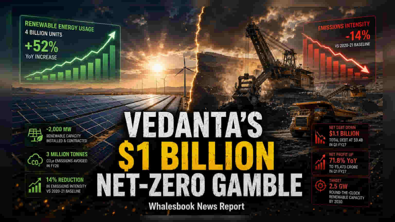Vedanta Invests $1 Billion in Green Energy Transition