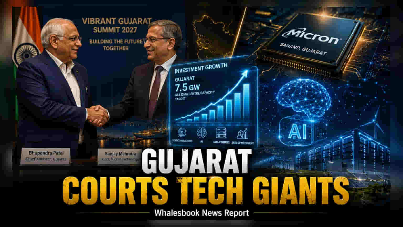 Gujarat Courts US Tech Giants for AI and Chip Expansion