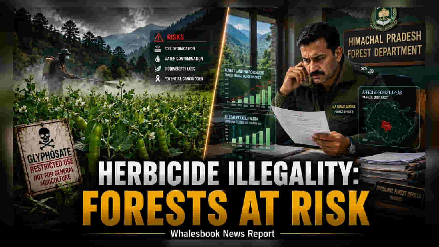 Himachal Forest Dept To File FIRs Over Illegal Herbicide Use