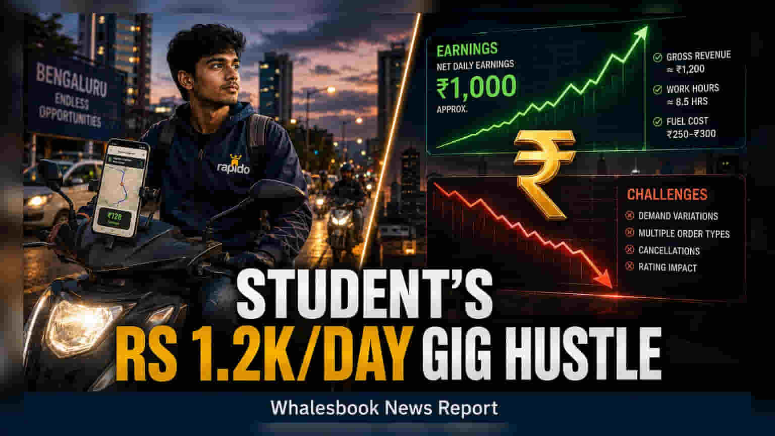 Rapido Captainની Daycare Earning ₹1200: Gig Economyના પડકારો અને કંપનીનું $3 બિલિયન Valutation