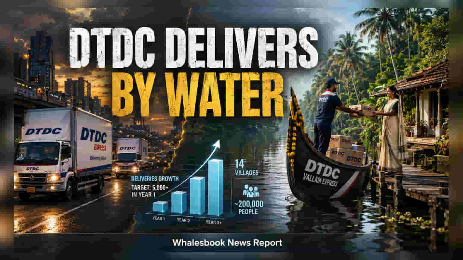DTDC Launches 'Vallam Express' for Kerala Backwaters
