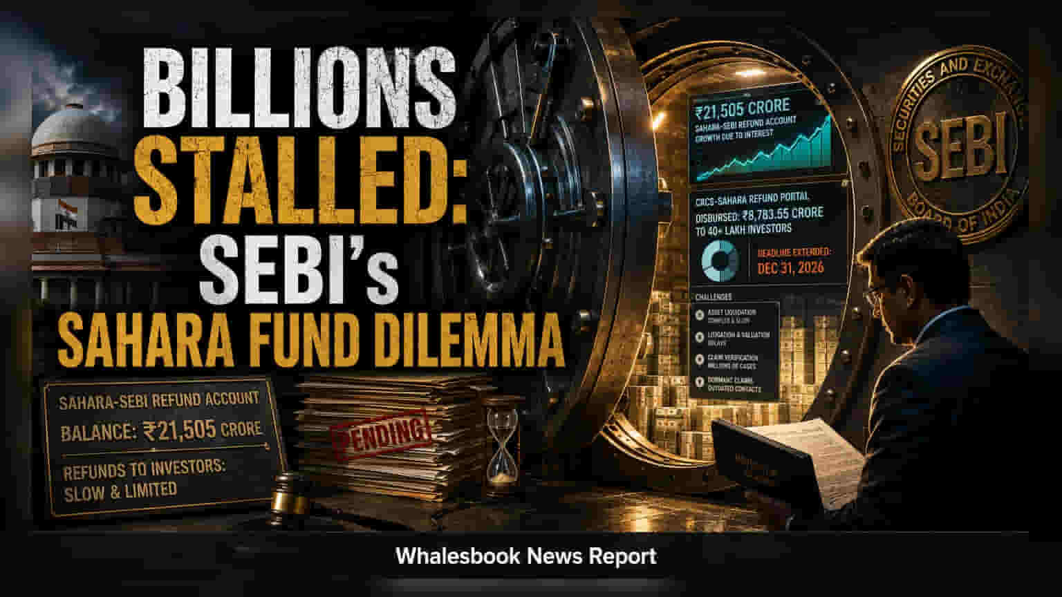 Sahara Refund Latest: SEBI પાસે ₹21,505 કરોડ જમા, રોકાણકારો હજુ પણ ચિંતિત