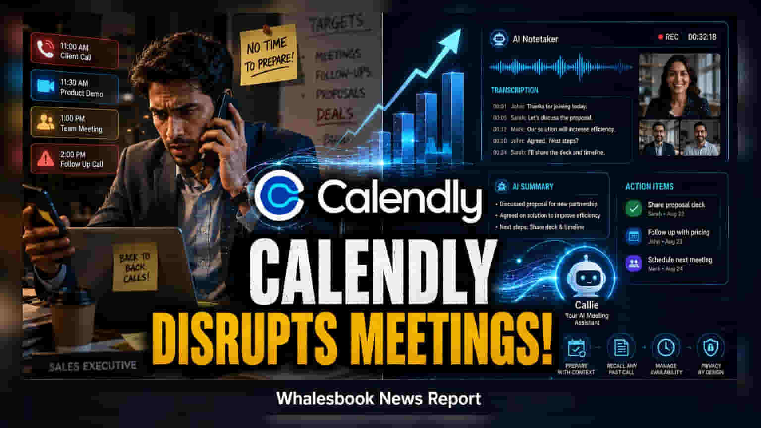 Calendly Launches AI Meeting Tools To Compete In Productivity Space
