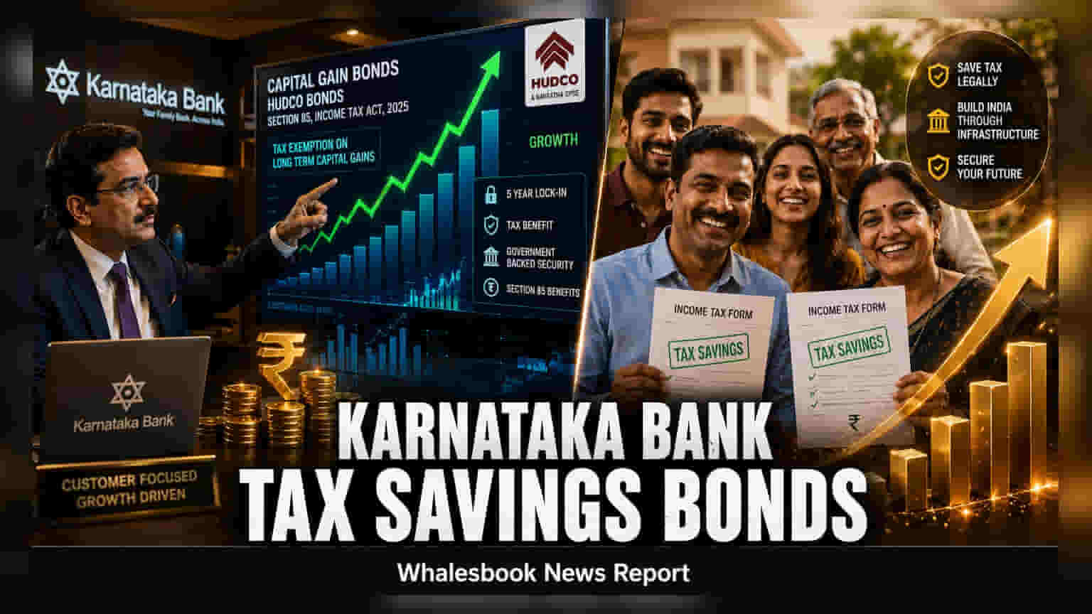Karnataka Bank to Distribute HUDCO Tax-Saving Bonds