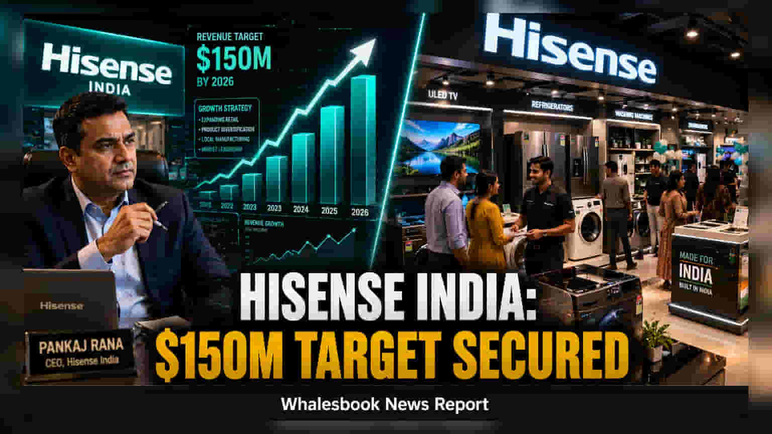 Hisense India Targets $150 Million Revenue, Ramps Up Offline