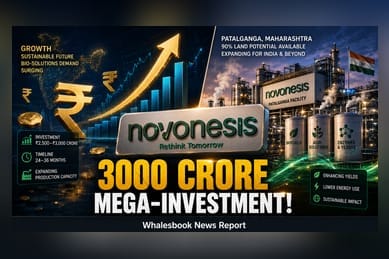 Novonesis Plans ₹3,000 Crore Expansion At Maharashtra Plant