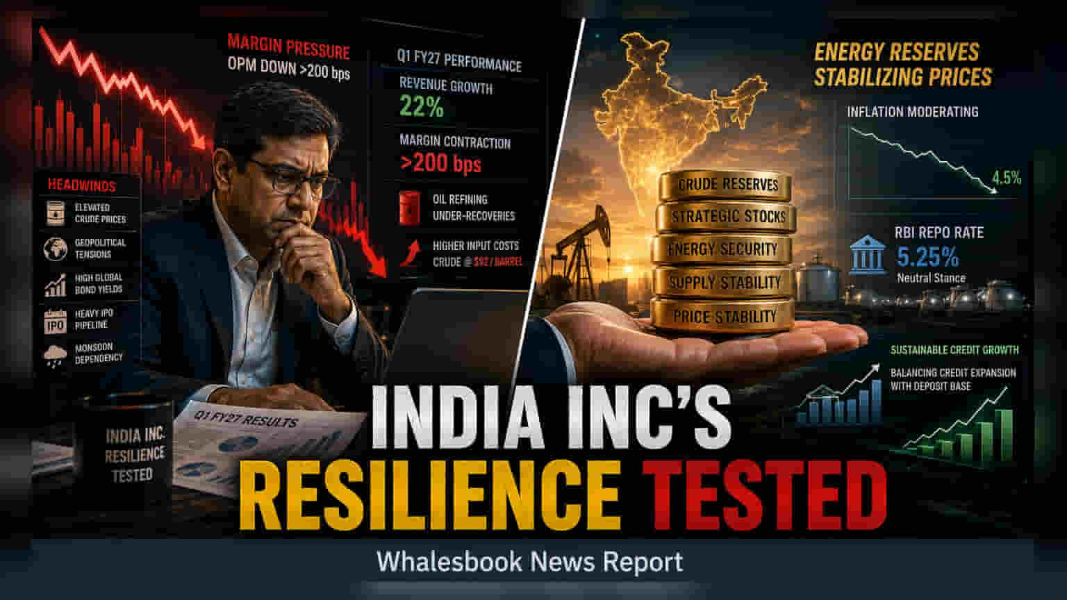 India Inc Q1 Profits Squeezed by Rising Costs and Oil Prices