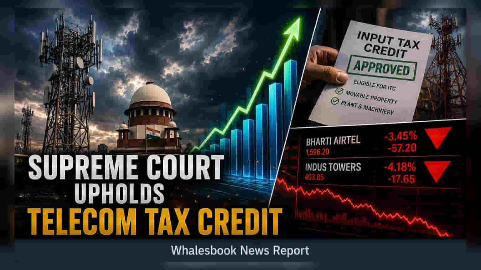SC Rejects GST Plea on Telecom Towers, Securing Tax Relief