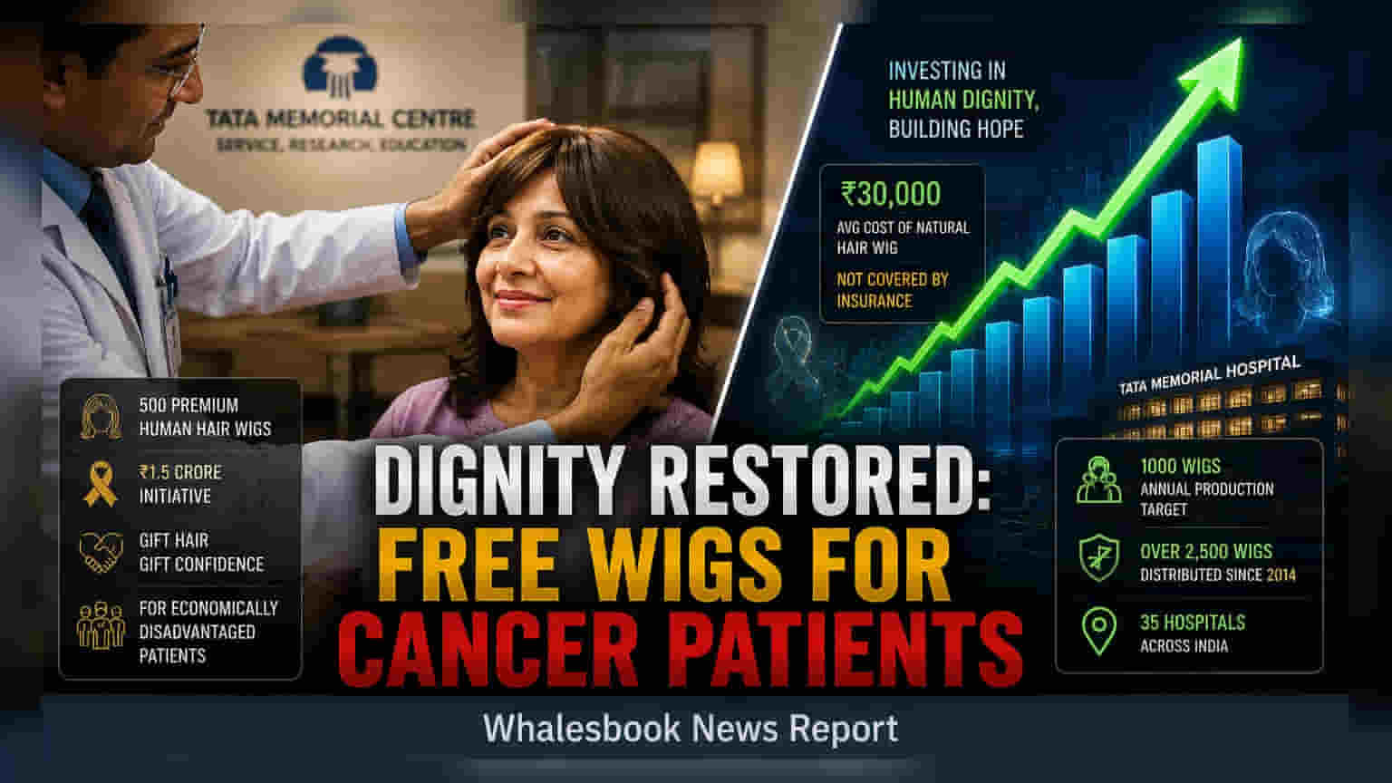 Tata Memorial, Cherian Foundation Launch Free Wig Initiative