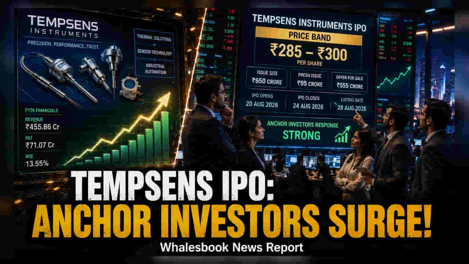 Tempsens Instruments IPO: एंकर निवेशकों से जुटाए ₹194 करोड़, ₹650 करोड़ के इश्यू पर दांव