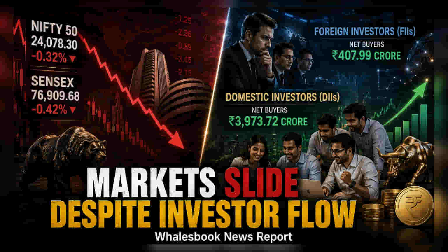 Nifty लगातार 7 दिन गिरा, फिर भी ₹4,400 करोड़ की भारी खरीदारी