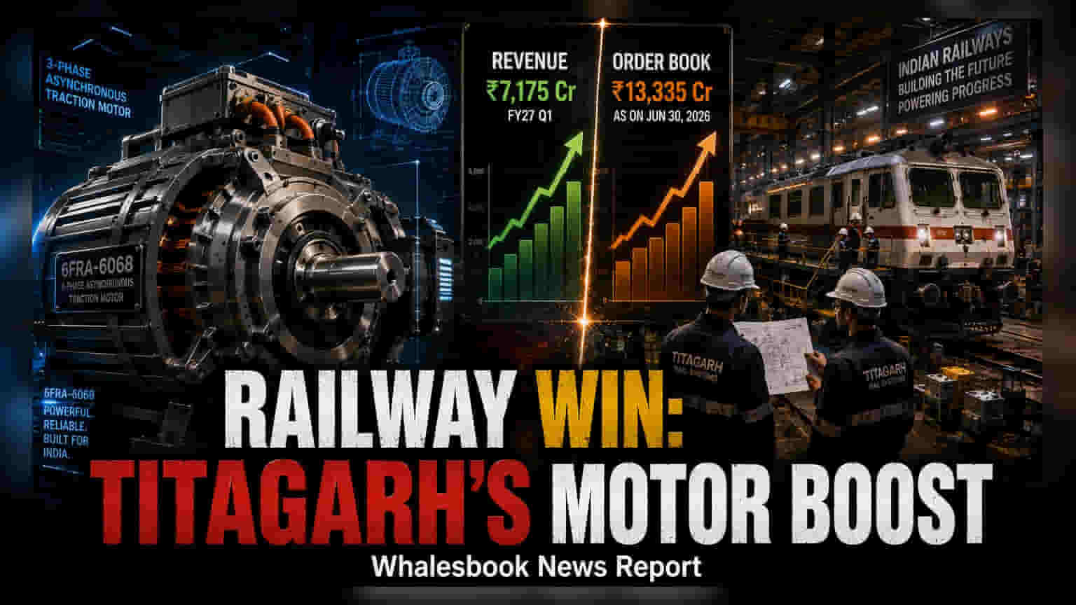 Titagarh Rail Systems: रेलवे के लिए खास काम! अब बनेंगे ट्रैक्शन मोटर्स, शेयर में तेज़ी के आसार