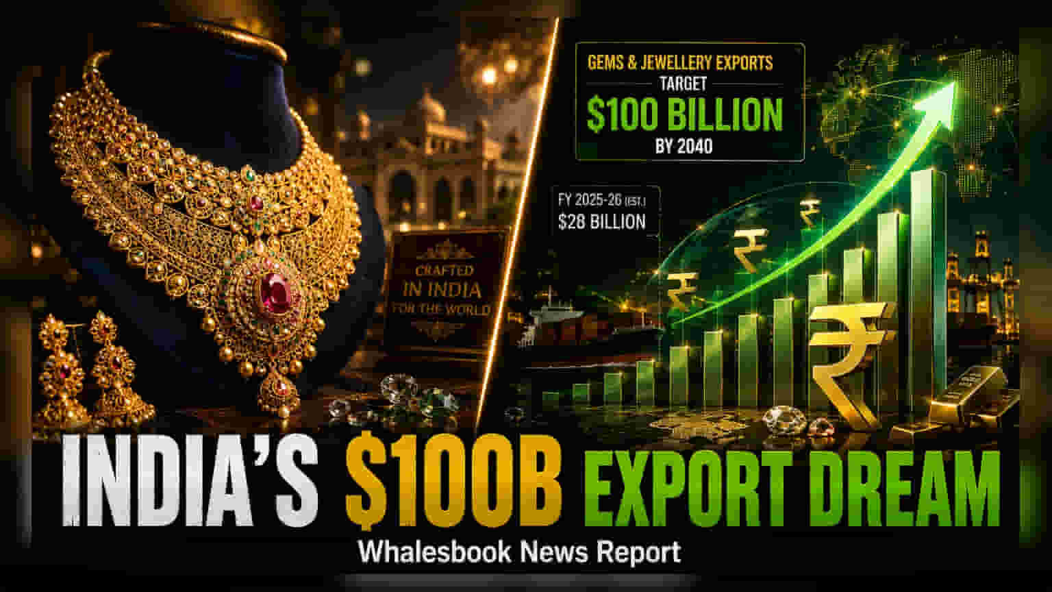 Gems & Jewellery Exports: भारताचे मोठे लक्ष्य! २०४० पर्यंत $१०० अब्ज डॉलर्सची निर्यात