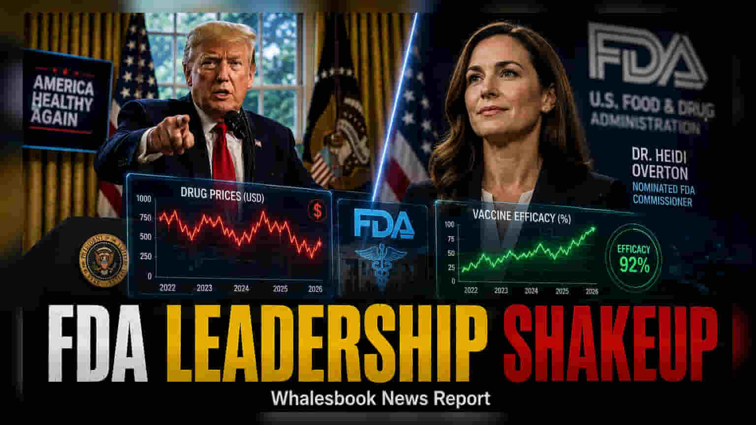 Heidi Overton FDA ची प्रमुख? भारतीय फार्मा कंपन्यांवर परिणाम अटळ!