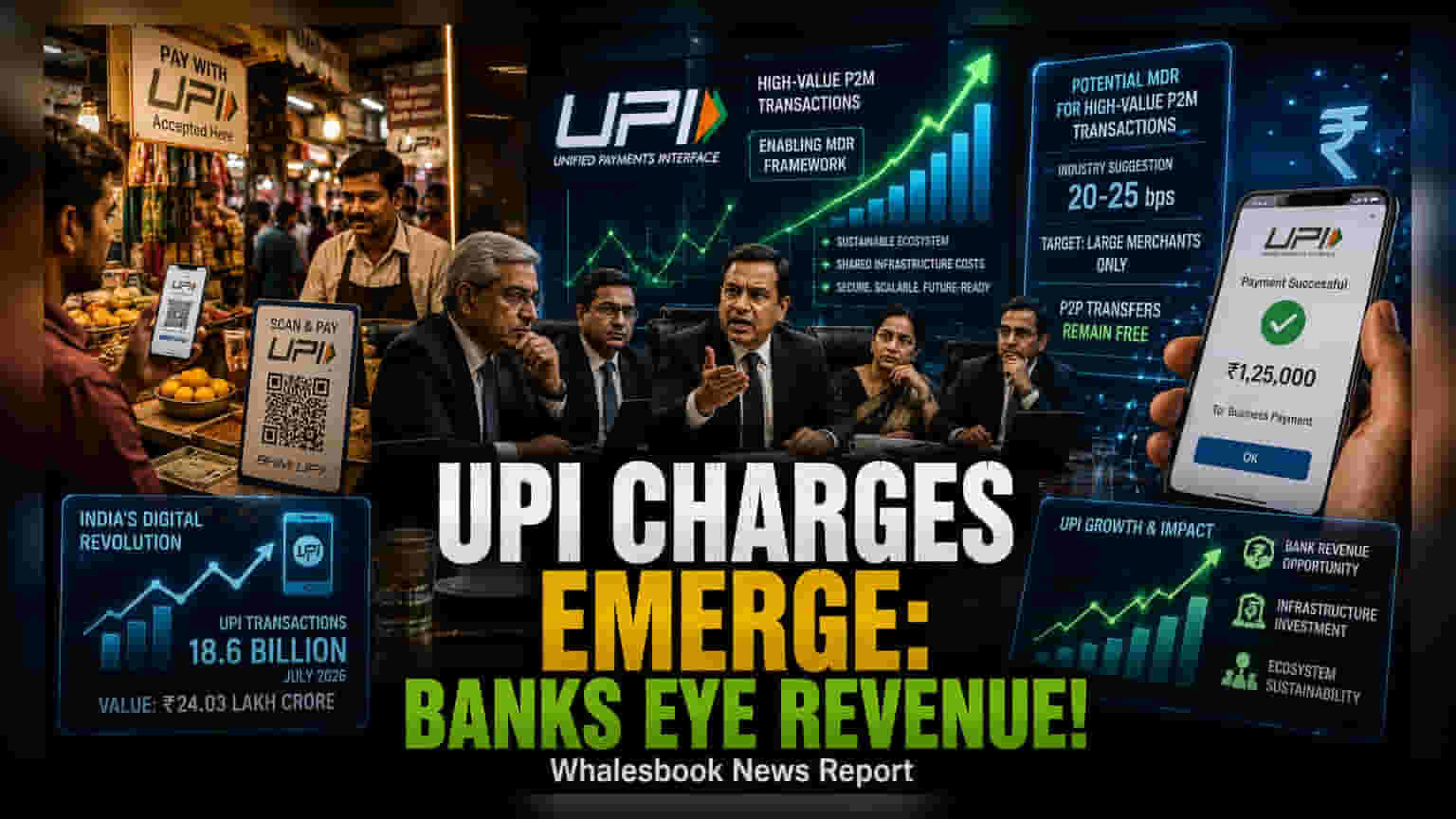 UPI व्यवहार शुल्कावर सरकारचा नवा निर्णय! 'या' व्यवहारांवर लागू होऊ शकते फी