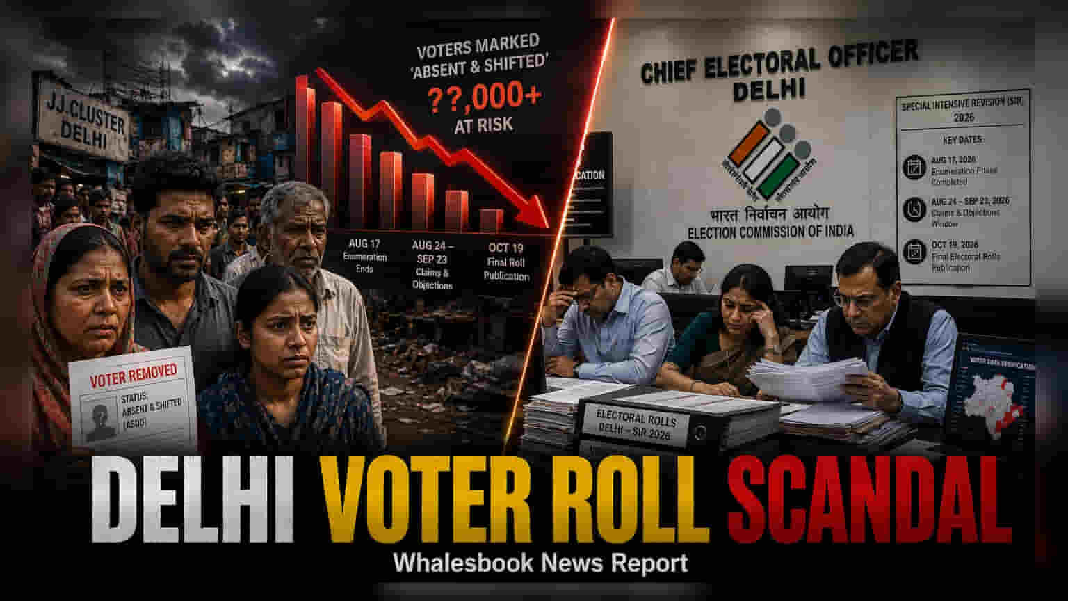 ఢిల్లీ ఓటర్ల జాబితా వివాదం: AAP ఆరోపణలు, ఎన్నికల సంఘం విచారణ