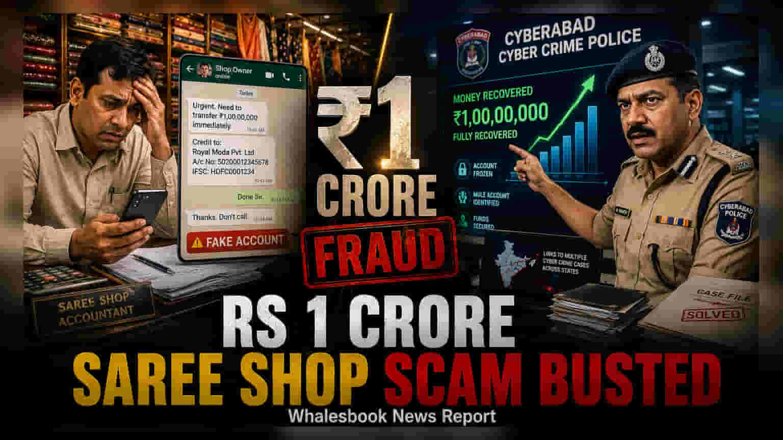 सायबर क्राईम: ₹1 कोटींचा WhatsApp फ्रॉड उघड, एकाला अटक