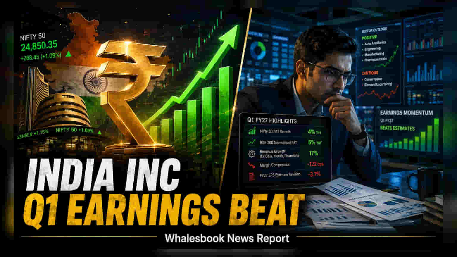 India Inc Q1 Earnings Top Estimates; Margin Pressure Remains Key Monitorable