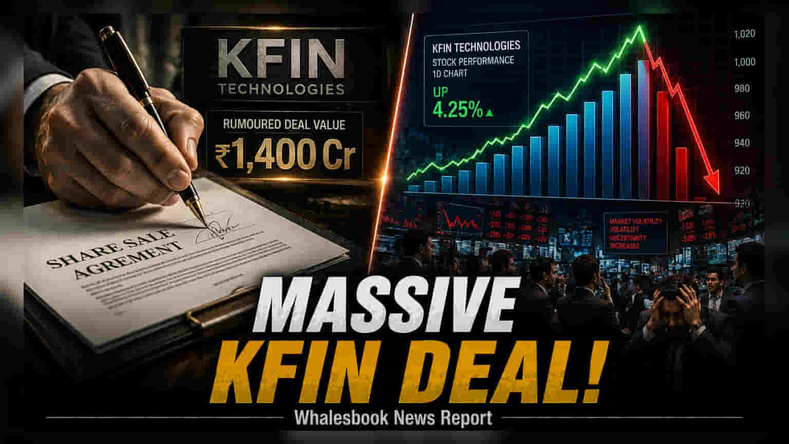 KFin Technologies Share Price: जनरल अटलांटिक की डील की अफवाहें झूठी निकली, एक्सचेंज पर कोई ब्लॉक डील नहीं