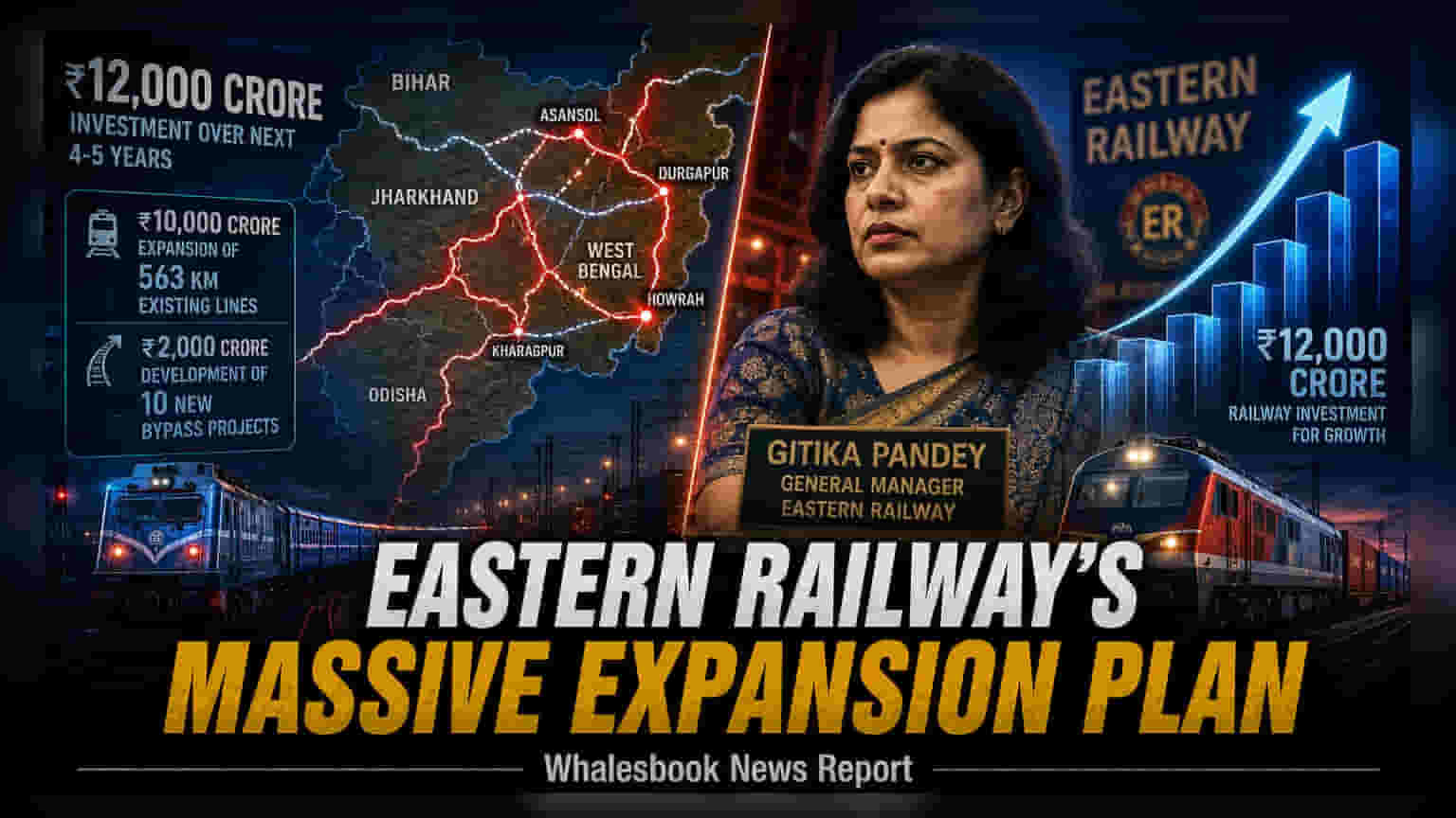 Eastern Railway Plans ₹12,000 Crore Infrastructure Upgrade