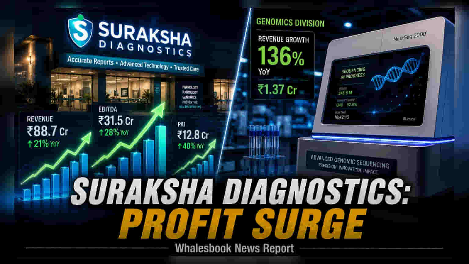 Suraksha Diagnostics: புதிய மையங்கள் லாபம் தந்தன! Q1-ல் லாபம் **40%** அதிகரிப்பு!