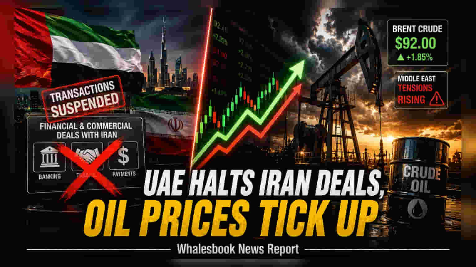 UAE Suspends Iran Ties: Crude Oil Prices Rise on Supply Risks