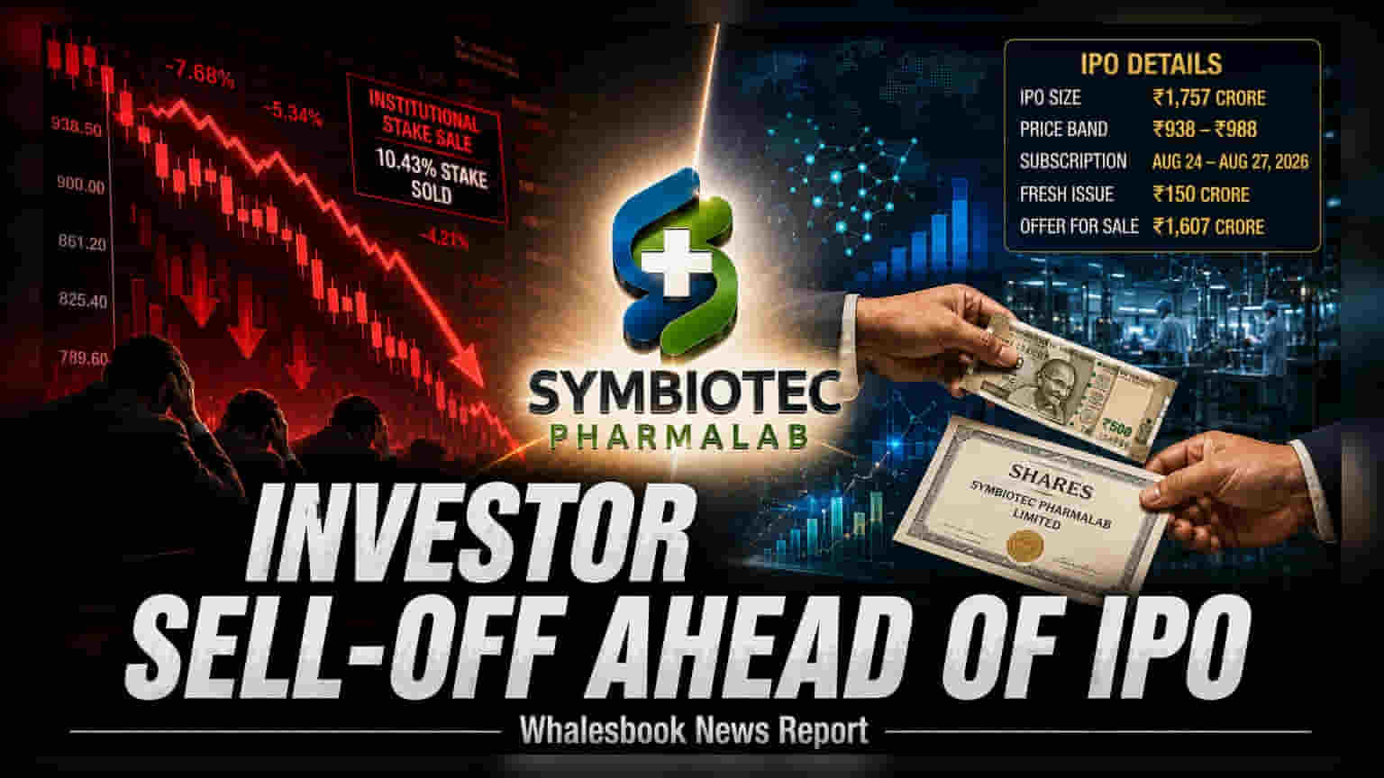 Symbiotec Pharmalab IPO Opens August 24 At ₹938-988 Band