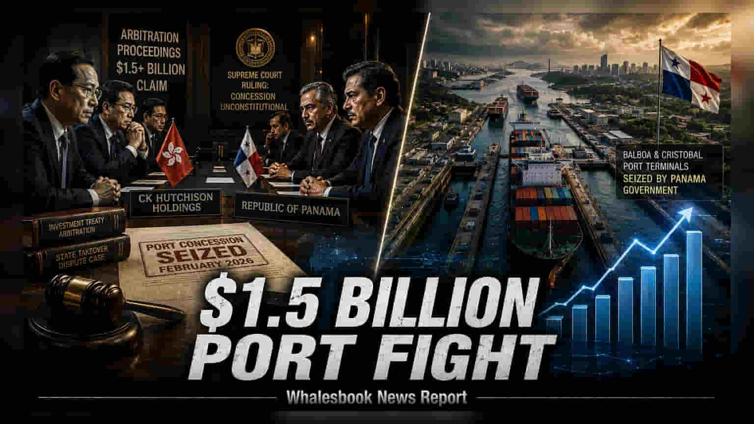 CK Hutchison Files $1.5 Billion Arbitration Against Panama Over Seized Ports