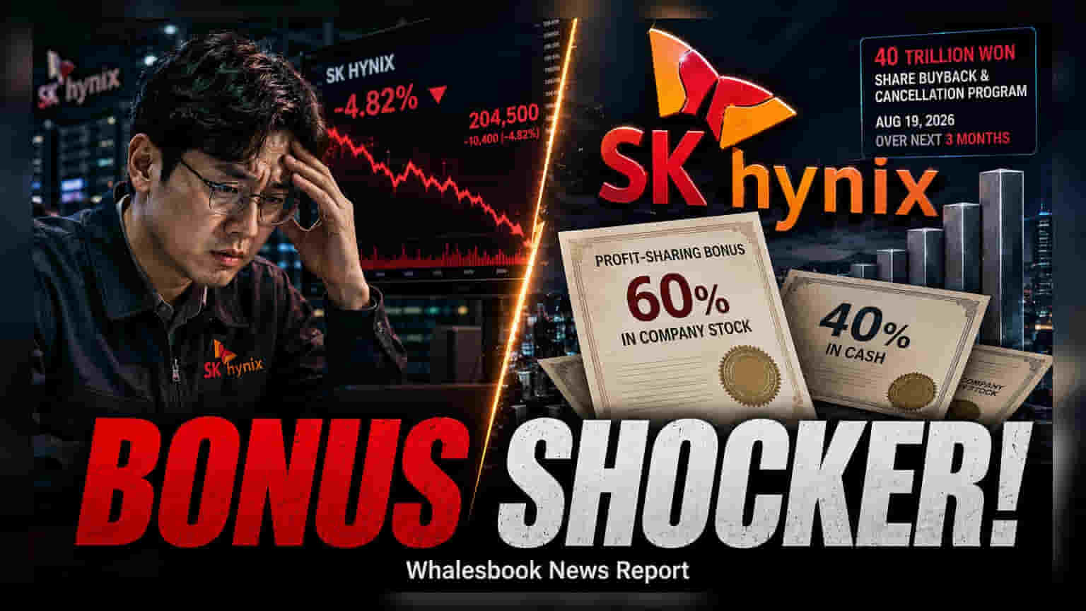 SK Hynix షాకింగ్ నిర్ణయం: 60% బోనస్ ఇకపై స్టాక్ రూపంలోనే! భారీ బైబ్యాక్ కూడా
