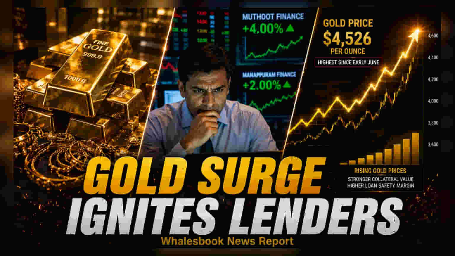 Muthoot, Manappuram Shares Rise 2-4% on Gold Price Rally