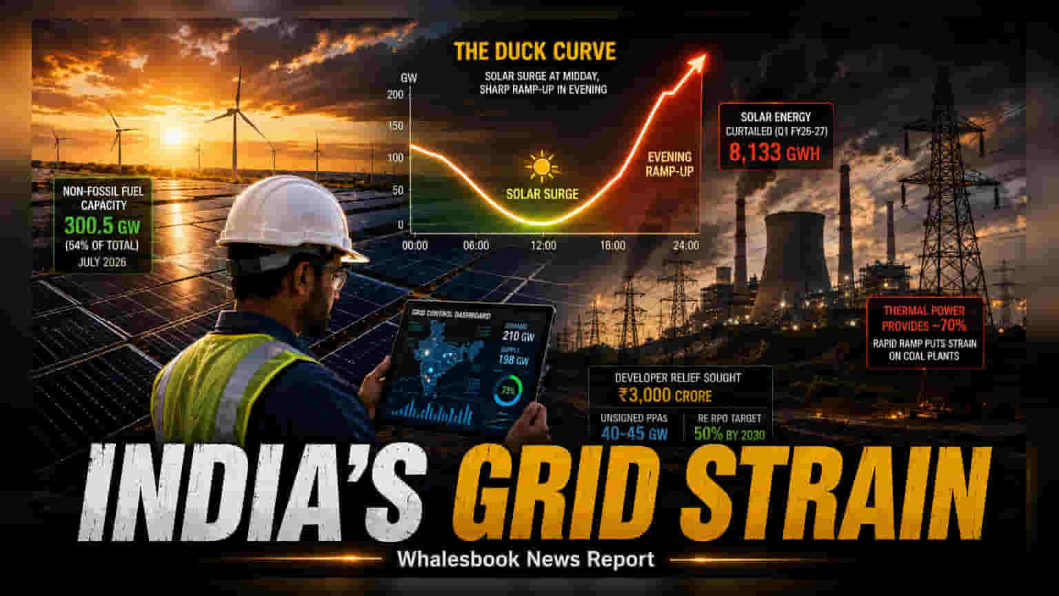 India Power Grid Struggles As Renewables Outpace Infrastructure