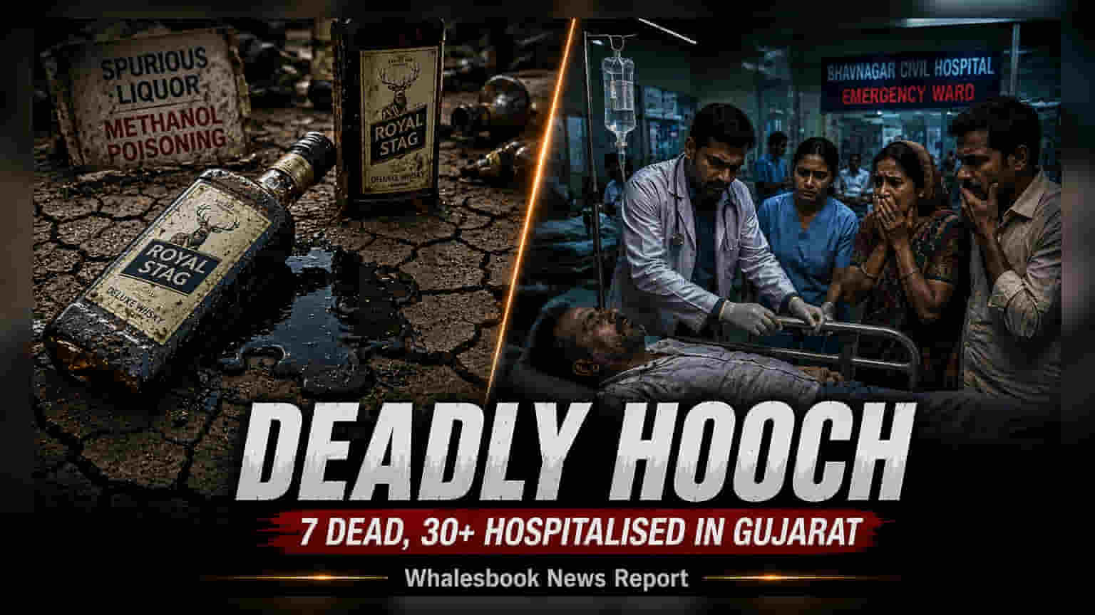Bhavnagar Spurious Liquor Case: 7 Dead, Fake 'Royal Stag' Bottles Seized