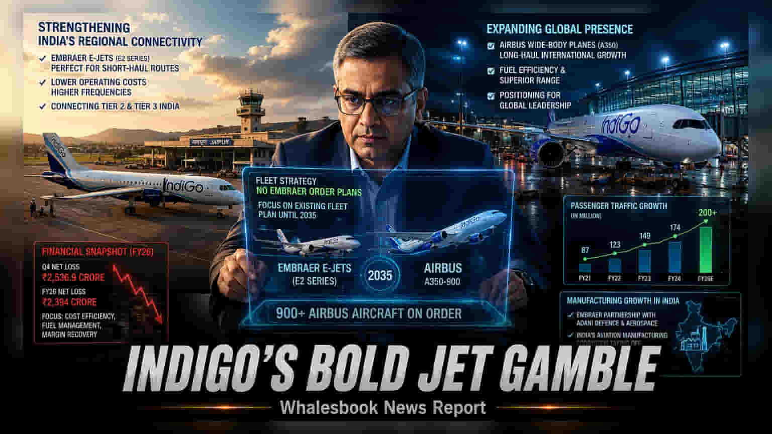InterGlobe Aviation Denies Embraer Order Rumors