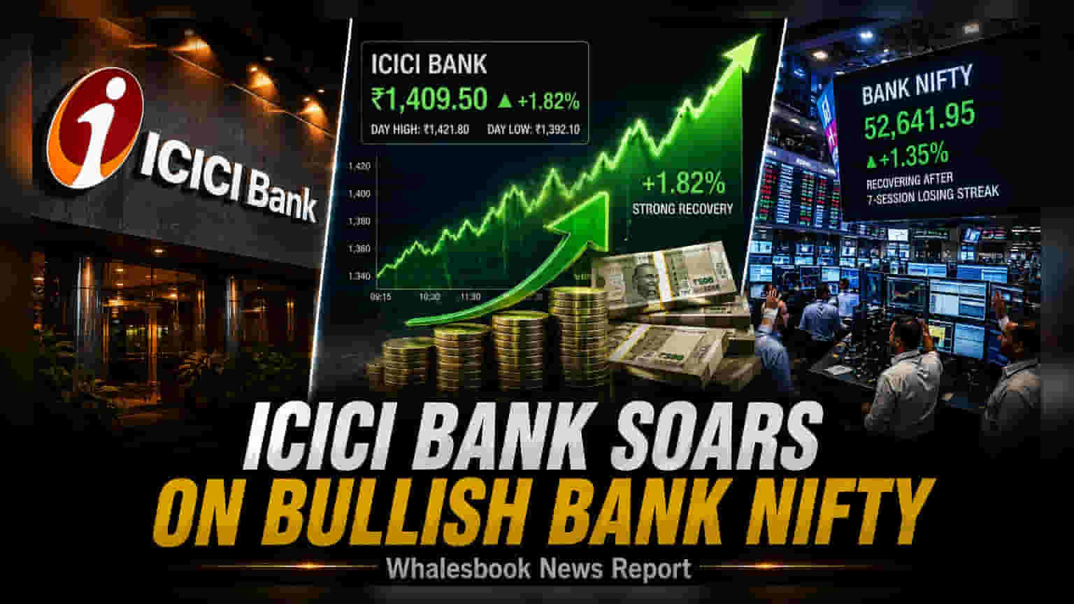 ICICI Bank Share: बैंक निफ्टी में रिकवरी का असर, ICICI Bank के शेयर चढ़े