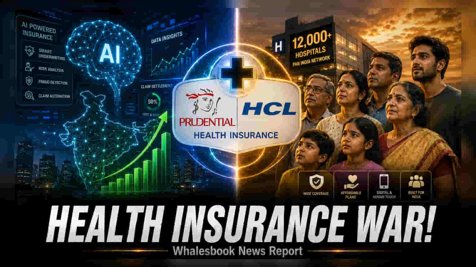 Prudential HCL Health Insurance भारत में लॉन्च: अब 8वीं स्टैंडअलोन हेल्थ इंश्योरर
