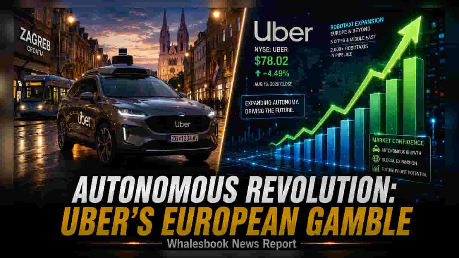 Uber की यूरोप में पहली रोबोटैक्सी सेवा शुरू, ज़ाग्रेब में शुरू हुई ड्राइवरलेस राइड्स