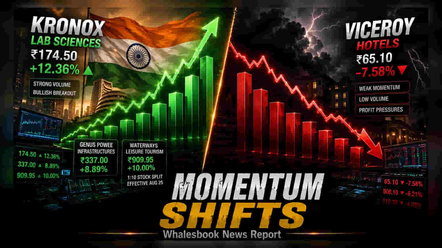 Kronox Lab, Waterways, Genus Power में तूफानी तेजी: 12% तक उछले शेयर!
