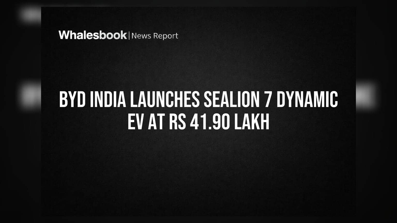 BYD India SEALION 7 EV લોન્ચ: ₹41.90 લાખમાં નવી ડાયનેમિક વેરિઅન્ટ, 520 કિમીની રેન્જ!